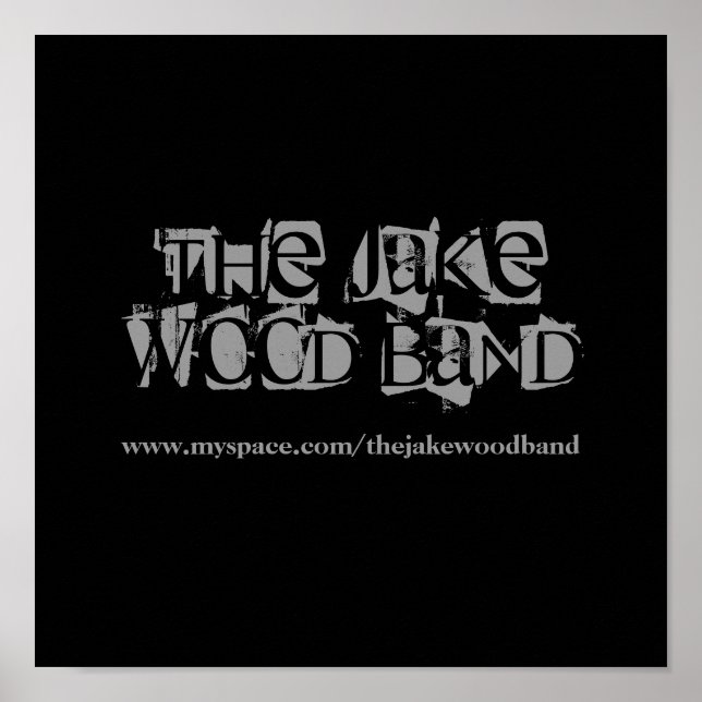 Póster El Poster Jake Wood Band (Frente)