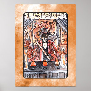 Póster El Poster Magician Tarot
