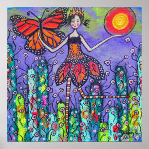 Póster El Poster mágico de la primavera monarca
