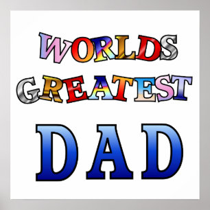 Póster El poster más grande 20x20 del papá de los mundos