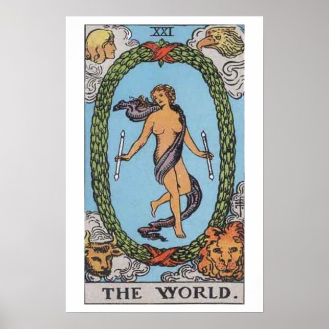 Póster El Poster mundial de tarjetas Tarot (Frente)