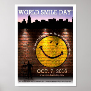 Póster El Poster oficial del Día Mundial de la Sonrisa® 2