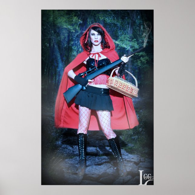 Póster El Poster "Pequeño Rojo" de LGG (Frente)