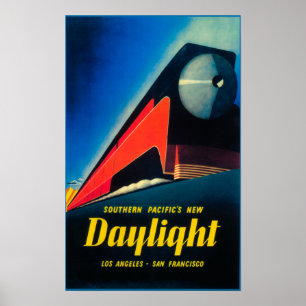 Póster El poster promocional del tren de la luz del día