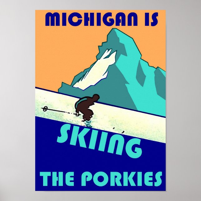 PÓSTER EL POSTER PROMOCIONAL MICHIGAN ESTÁ ESQUEANDO LOS  (Frente)