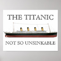 El Poster semibrillante del Titanic