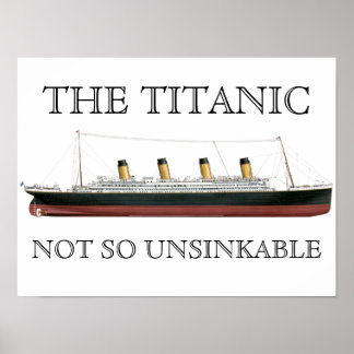 Póster El Poster semibrillante del Titanic