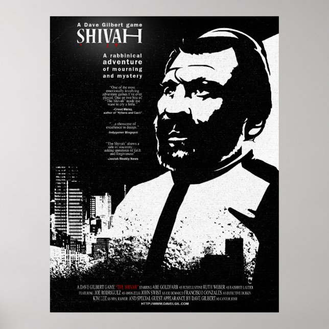 Póster El poster Shivah (Frente)