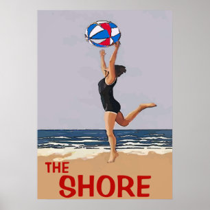 Póster El Poster Shore Vintage
