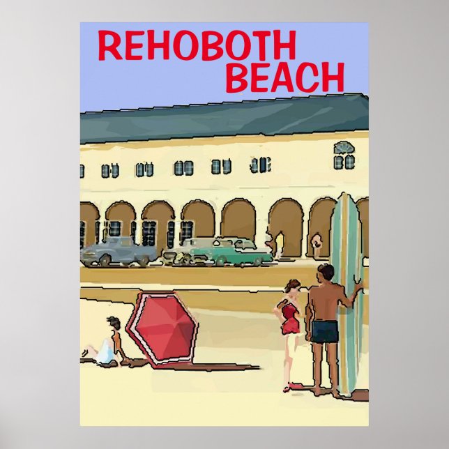 Póster El Poster Shore Vintage (Frente)