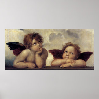 Póster El Poster Sistine Madonna (detalle)