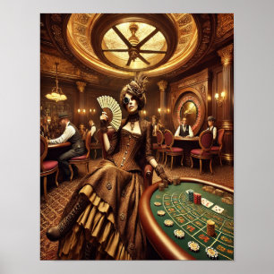 Póster El Poster Steampunk 53 La Reina del Gran Casino