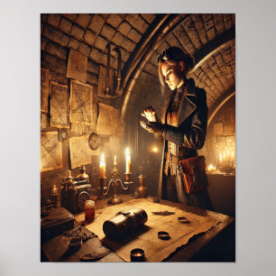 Póster El Poster Steampunk 58 El nutridor de la resistenc