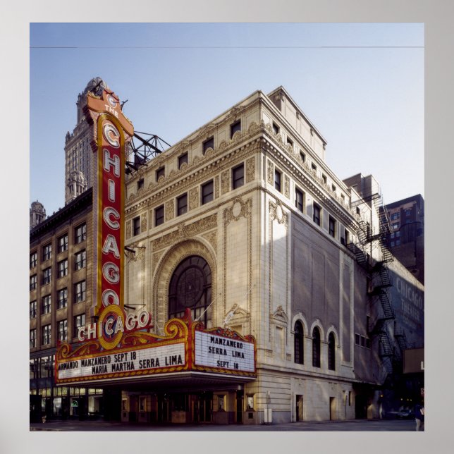 Póster El Poster teatral histórico de Chicago (Frente)