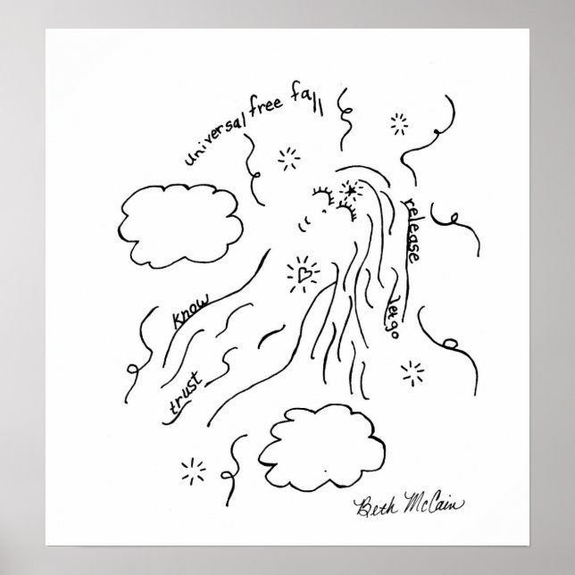 Póster El Poster universal de caída libre (Frente)