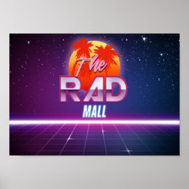 Póster El Poster "Wave 2" del centro comercial Rad 12in x