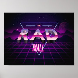 Póster El Poster "Wave 3" del centro comercial Rad 12in x