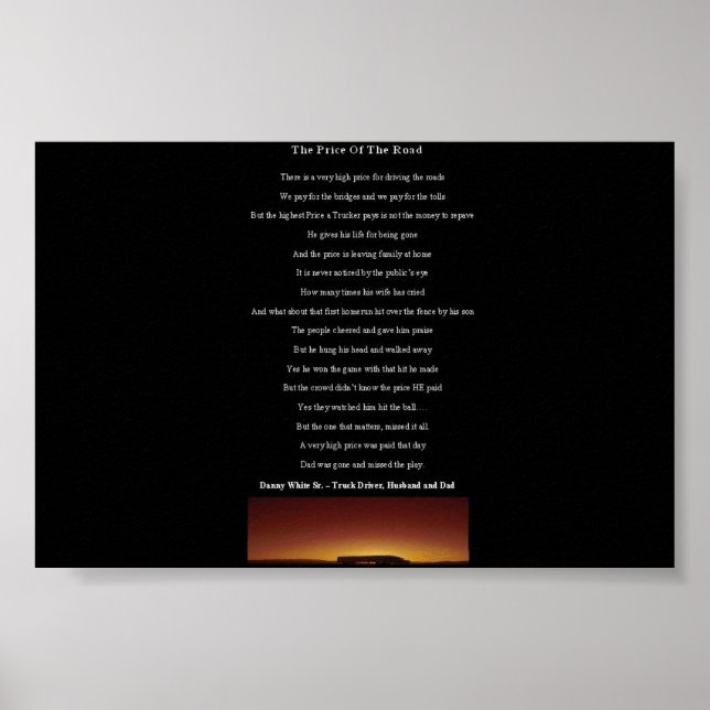 Póster El Precio Del Camino (Frente)