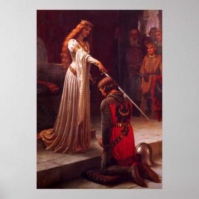 Póster El premio de Edmund Blair Leighton (Frente)
