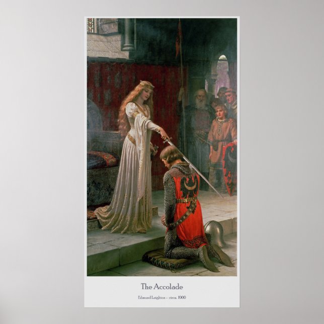 Póster El premio de Edmund Leighton (Frente)