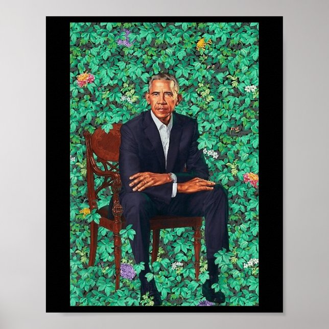 Póster El presidente Barack Obama retrata la camiseta (Frente)