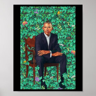 Póster El presidente Barack Obama retrata la camiseta