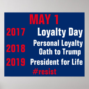 Póster El presidente del triunfo para la vida se opone