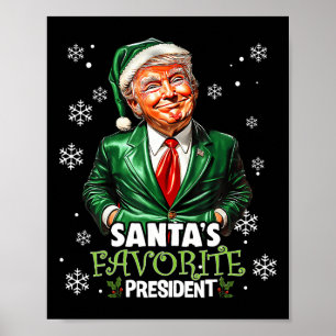 Póster El presidente favorito de Santa Claus, Funny Trump