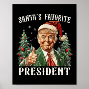 Póster El presidente favorito de Santa Claus, Funny Trump