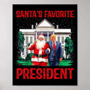 Póster El presidente favorito de Santa Trump baila gracio