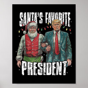 Póster El presidente favorito de Trump, Santa Claus