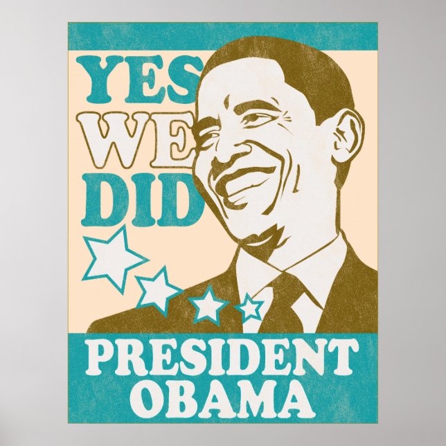 Póster El presidente Obama Poster (Frente)