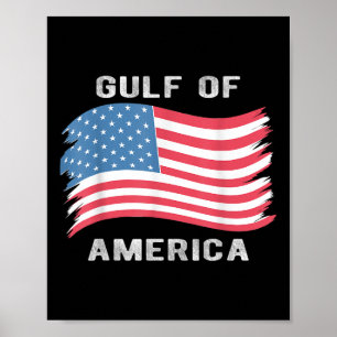 Póster El Presidente Trump Del Golfo De Estados Unidos 20