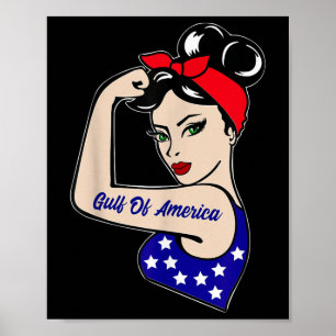 Póster El Presidente Trump Del Golfo De Estados Unidos 20