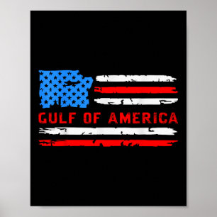 Póster El Presidente Trump Del Golfo De Estados Unidos 20