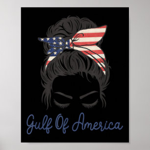 Póster El Presidente Trump Del Golfo De Estados Unidos 20