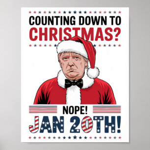 Póster El presidente Trump inaugura el día de la toma de 