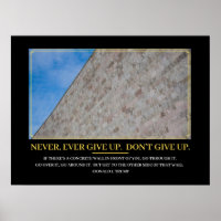 El Presidente Trump: Nunca, Nunca Se Rindan.