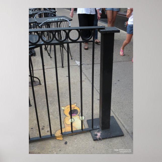 Póster El preso de gatos (Frente)