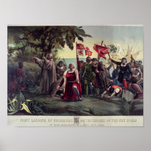 Póster El primer aterrizaje de Colón