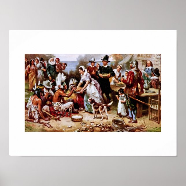 Póster El Primer Día de Acción de Gracias, 1621. Poster B (Frente)