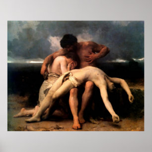 Póster El primer luto de Bouguereau (Deuil primero)