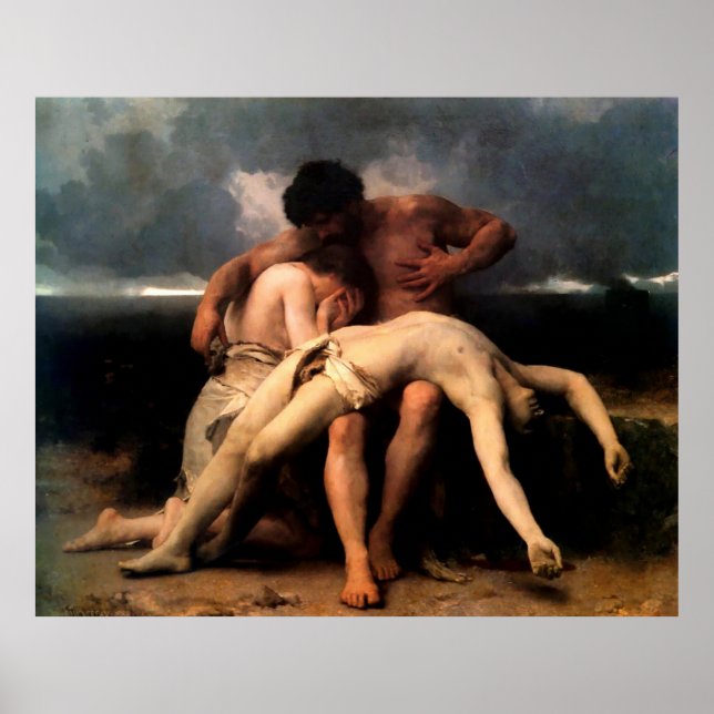 Póster El primer luto de Bouguereau (Premier Deuil) (Frente)