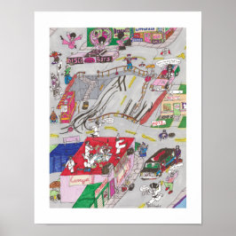 Póster El primer Poster de dibujo de Voltz