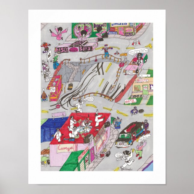 Póster El primer Poster de dibujo de Voltz (Frente)