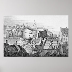 Póster El primer teatro de globo o teatro Rosa