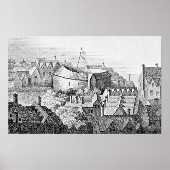 Póster El primer teatro de globo o teatro Rosa (Frente)