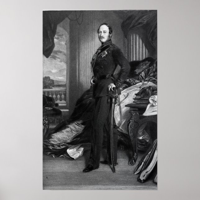 Póster El príncipe Alberto, después de la pintura de 1859 (Frente)