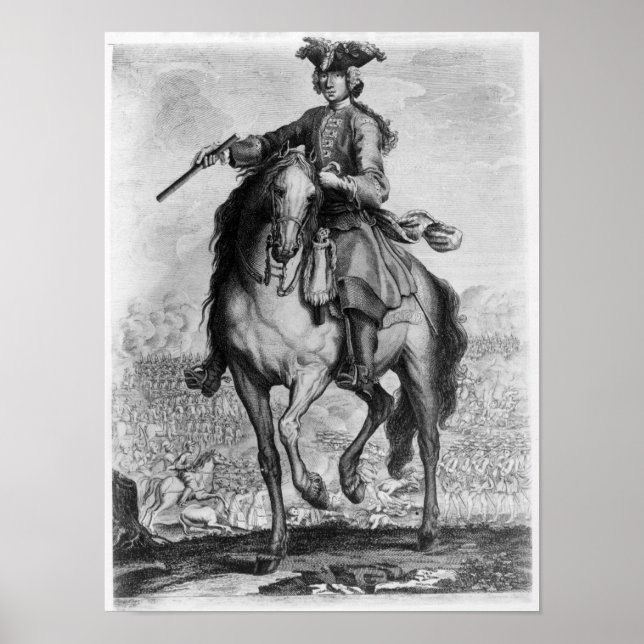 Póster El Príncipe Charles Edward Stuart en la batalla (Frente)