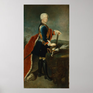 Póster El príncipe heredero Federico II, c.1736